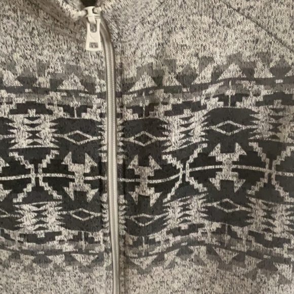 Eddie Bauer Gray Nordic Pattern Vest spring summer - Picture 2 of 5